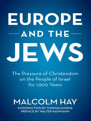 cover image of Europe and the Jews